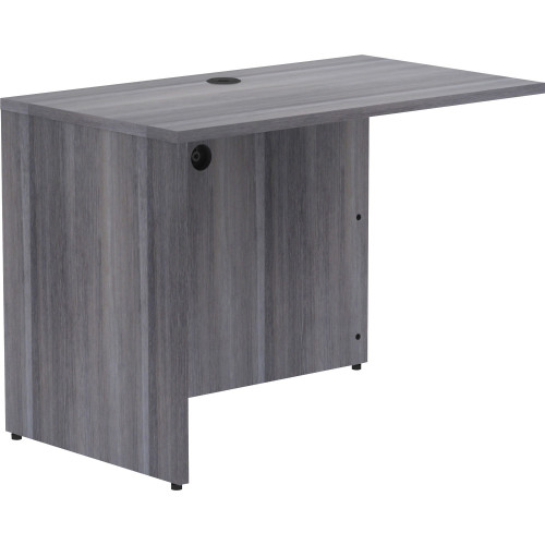 Lorell Weathered Charcoal Laminate Desking (69555) - Mycitystee