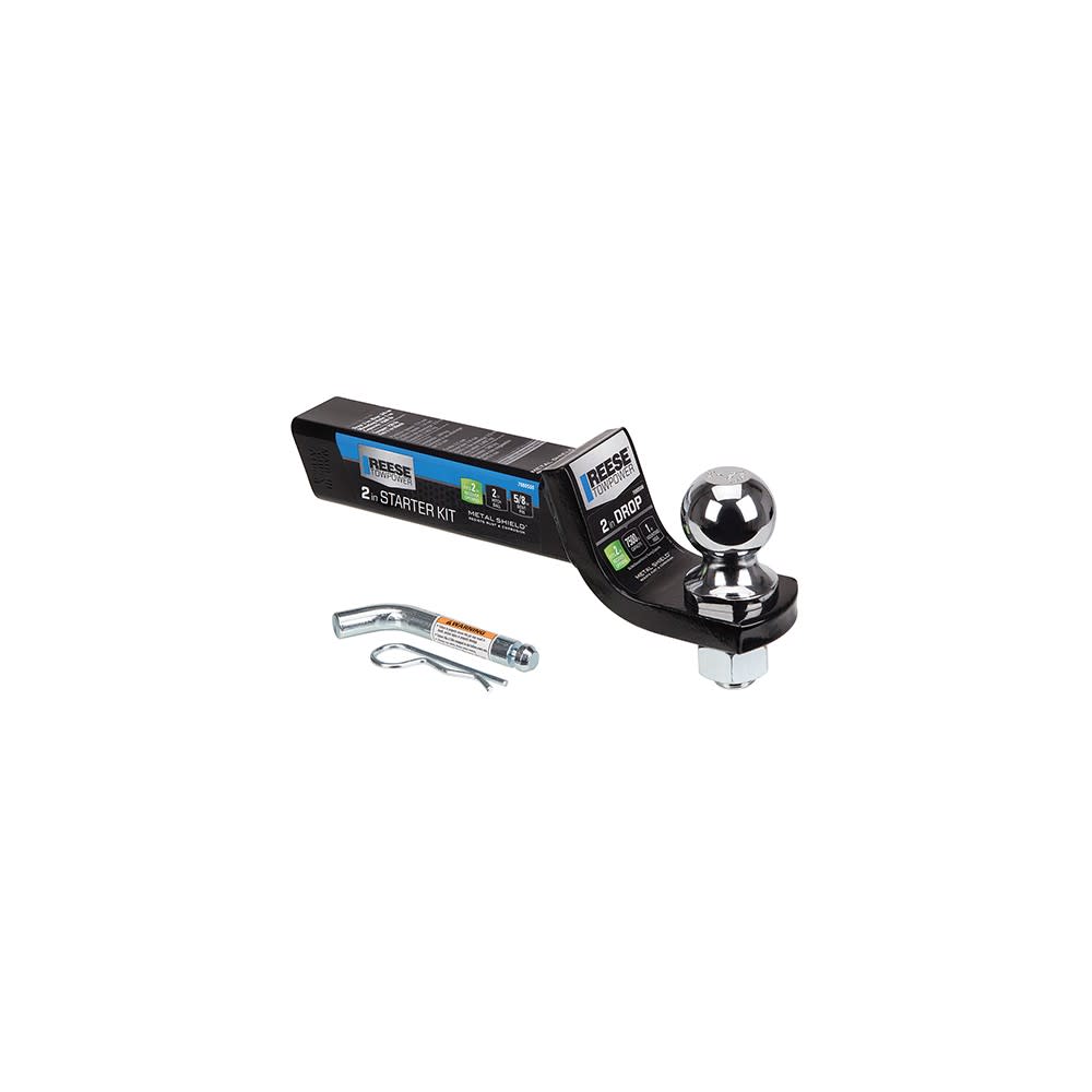 Reese 2 7500 lbs Trailer Hitch Ball Mount Starter Kit - Mycitystee