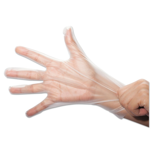 GEN SemperGuard FoodSafe Stretch Poly Gloves， Clear， Large， Polyethylene， 2，000/Carton (HPEF204) - Mycitystee