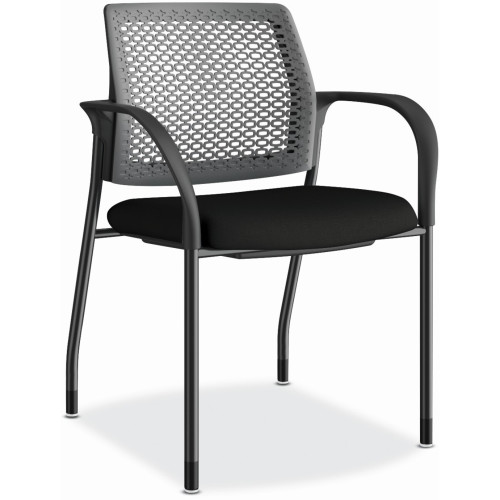 HON Ignition Charcoal ReActiv Back Stacking Chair (IS108RCU10) - Mycitystee
