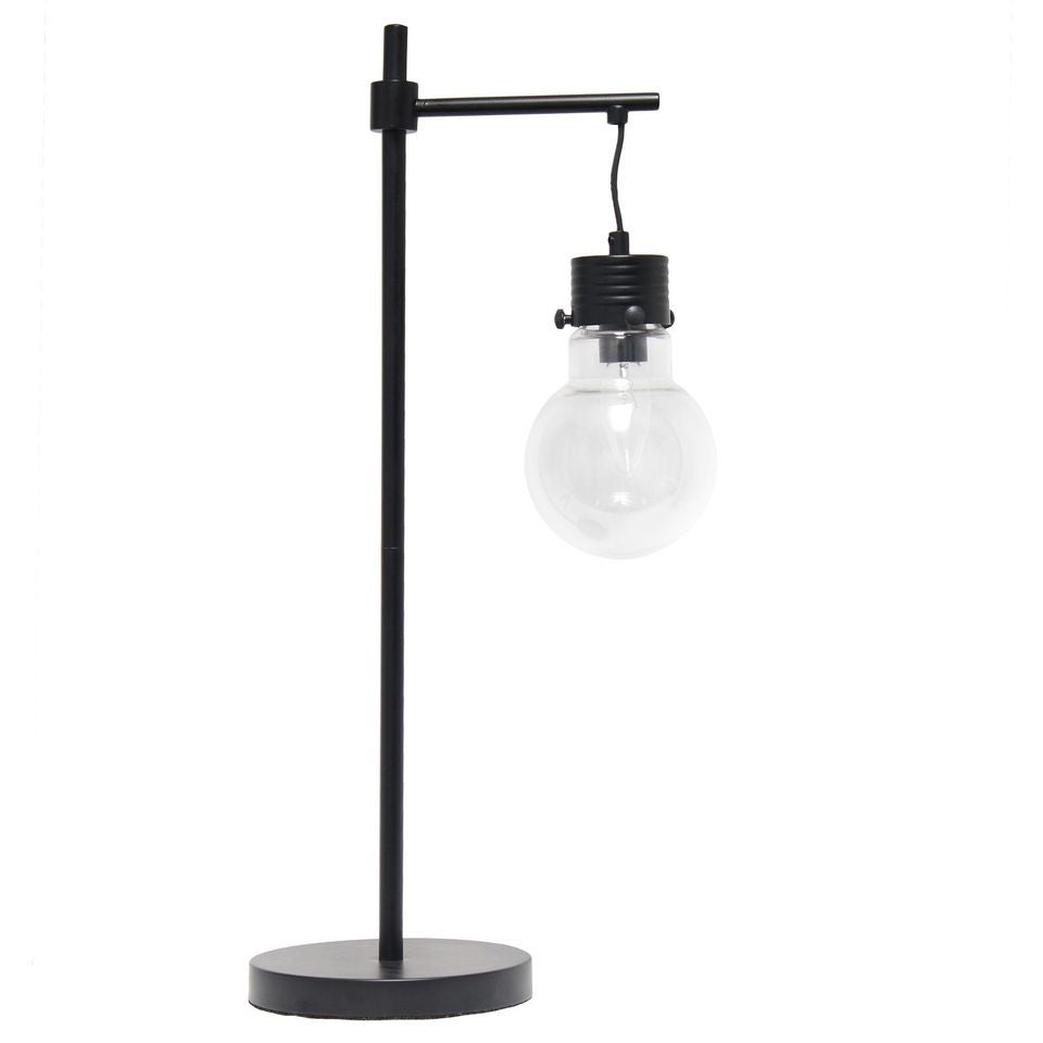 Lalia Home 1 Light Beacon Table Lamp with Clear Glass Shade - Mycitystee