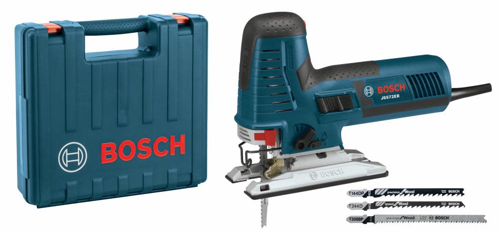 Bosch Jig Saw Kit 7.2 Amp Barrel Grip Reconditioned JS572EBK-RT from Bosch - Mycitystee