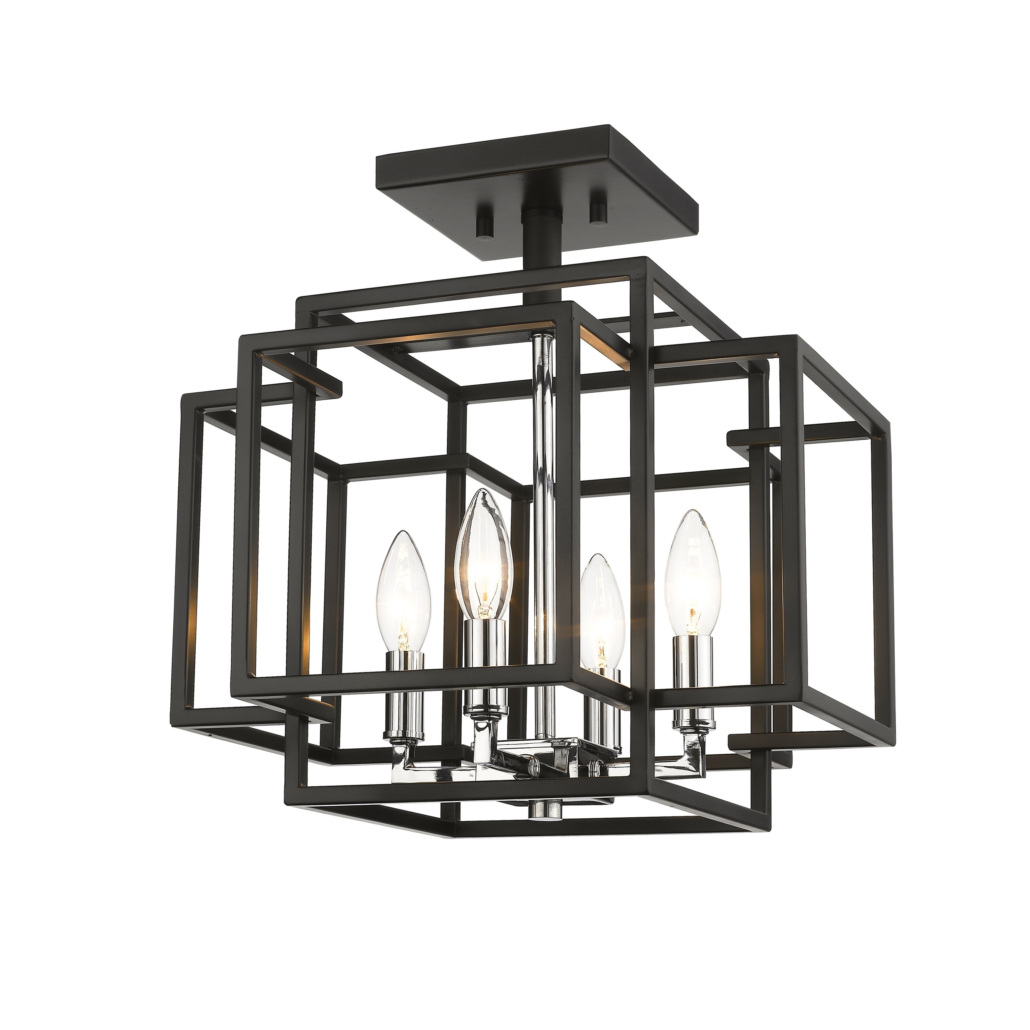 Titania 4 Light Semi Flush Mount - Mycitystee