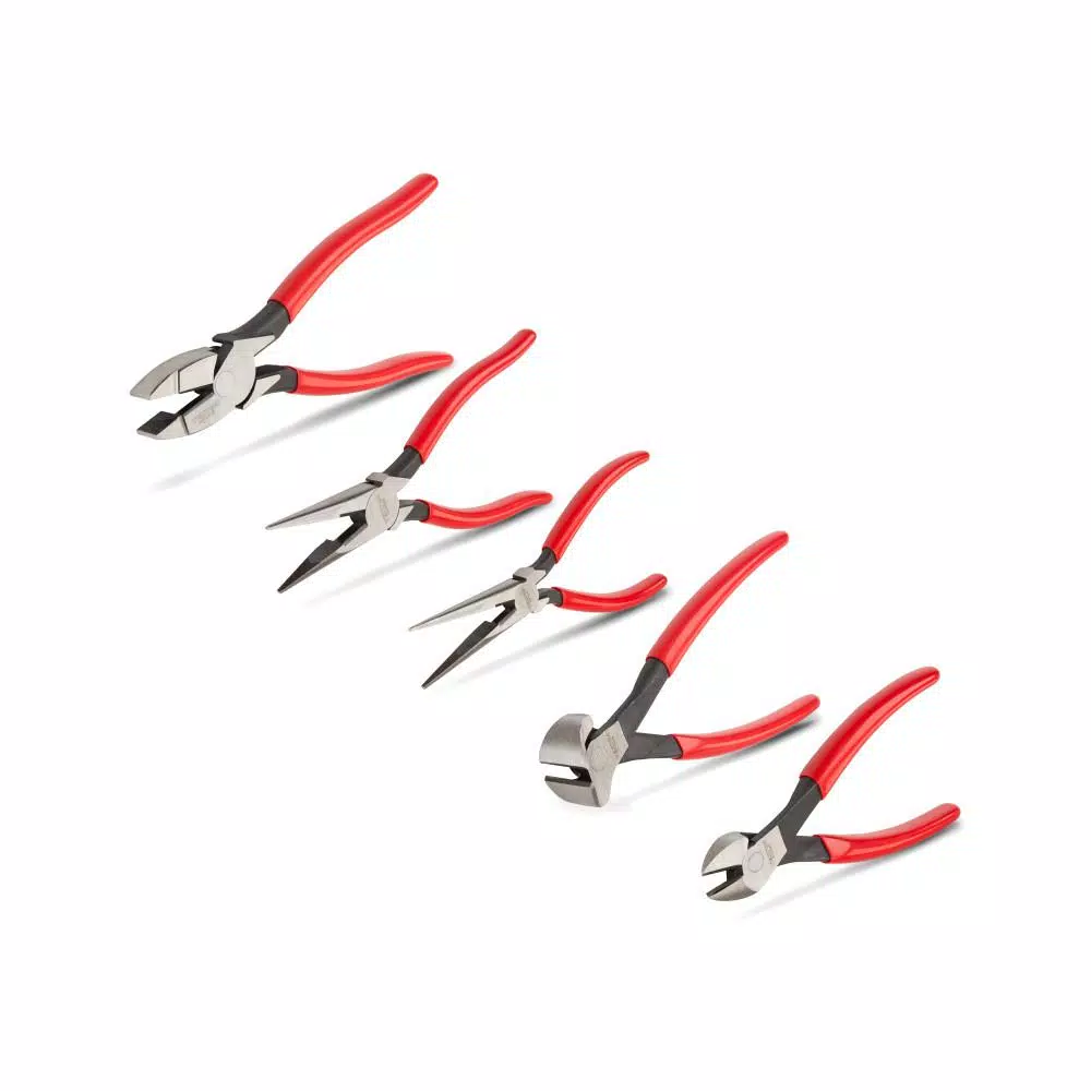 TEKTON Diagonal， End， Linemans， Long Nose Pliers Set (5-Piece) and#8211; XDC Depot - Mycitystee