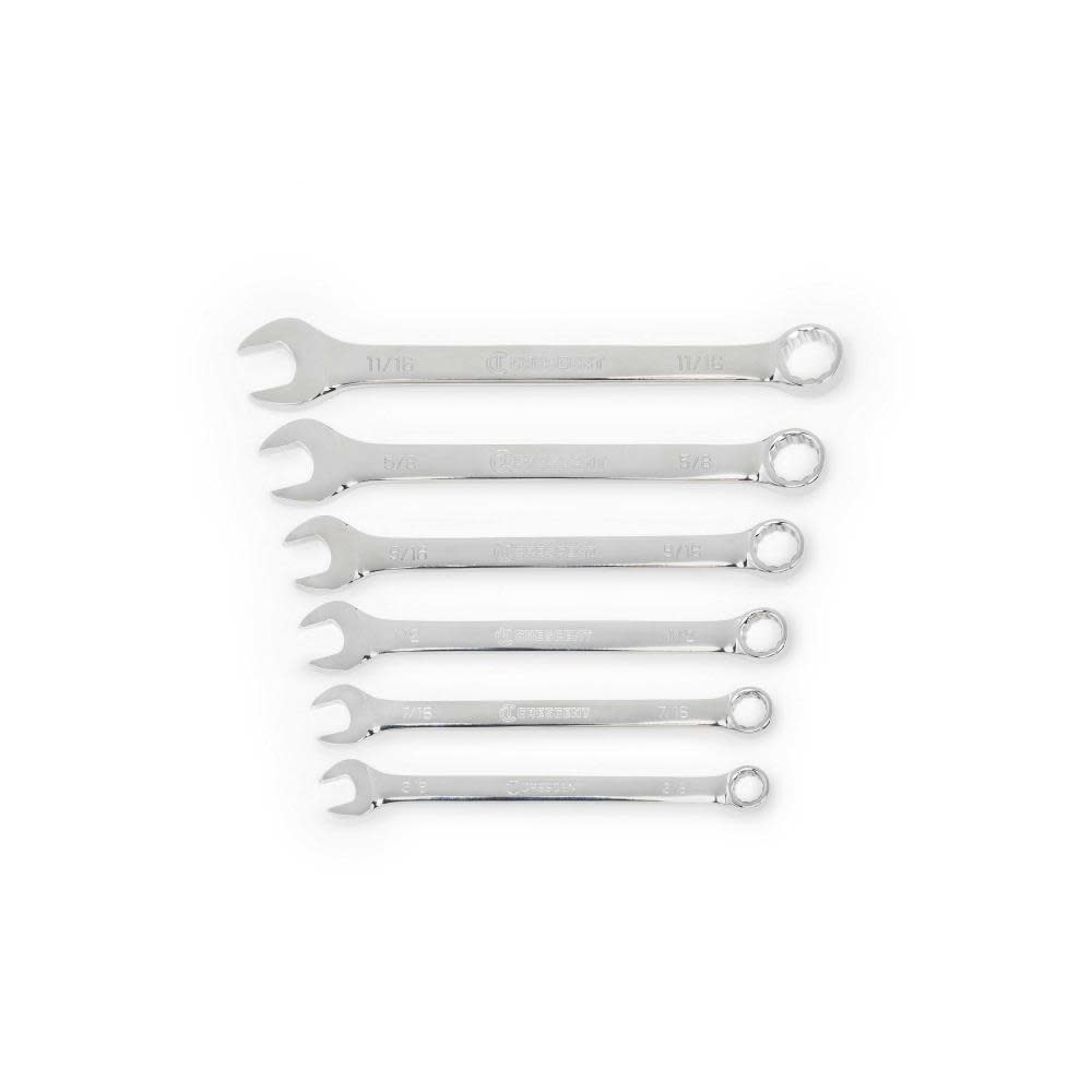 CRESCENT SAE Combination Wrench Set 12 Point 6pc - Mycitystee
