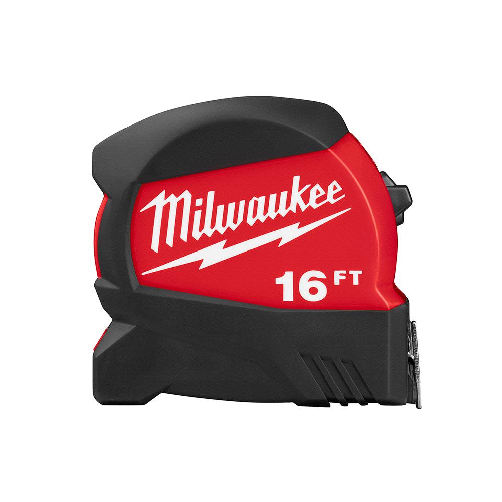 Milwaukee 16Ft Compact Wide Blade Tape Measure 48-22-0416 from Milwaukee - Mycitystee