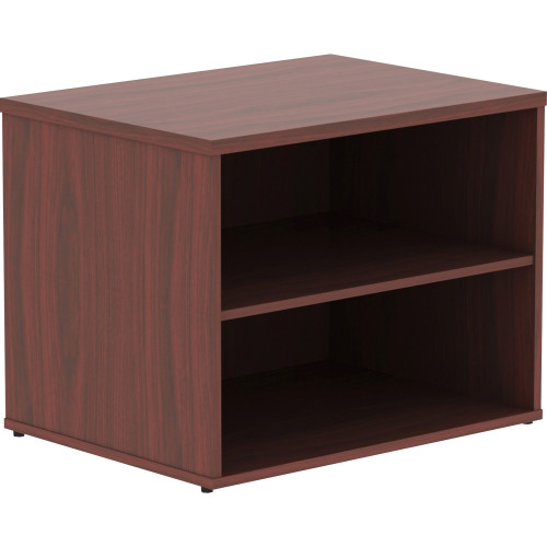 Lorell Relevance Series Mahogany Laminate Office Furniture Credenza (16214) - Mycitystee