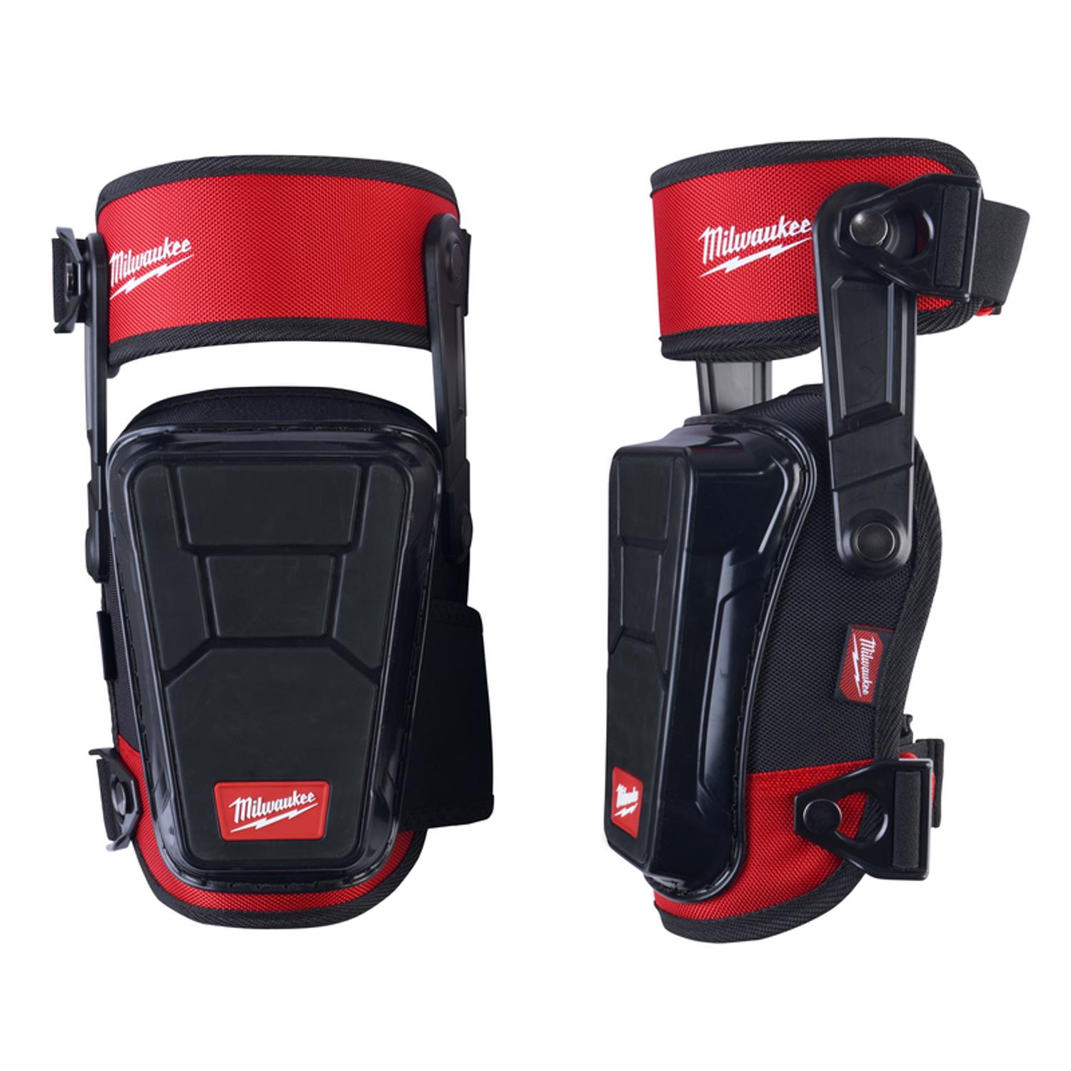 Milwaukee 8 in. L X 7 in. W Nylon Stabilizer Performance Knee Pads Black/Red One Size Fits Most - Mycitystee