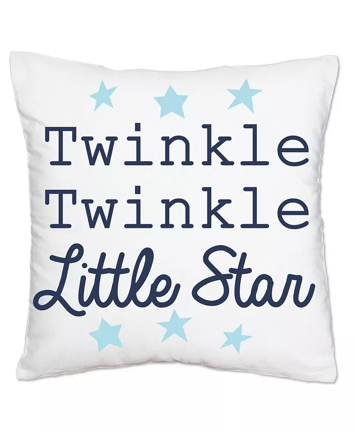 Big Dot of Happiness Twinkle Twinkle - Decor Cushion Case Throw Pillow Cover - 16 x 16 In - Mycitystee