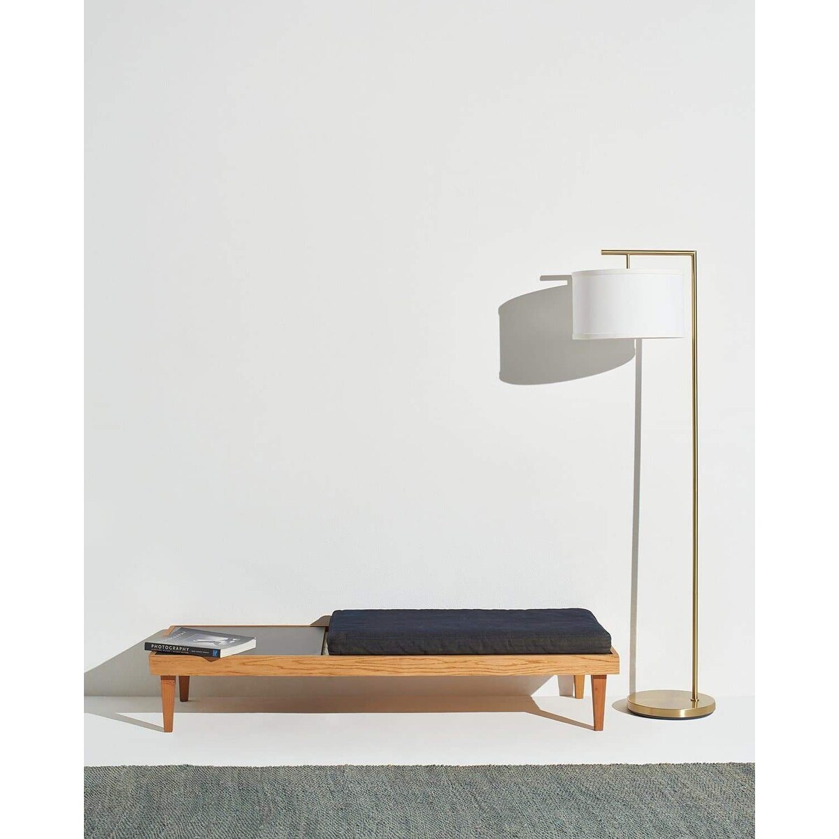 Brightech Montage Modern LED Floor Lamp - Antique Brass - Mycitystee