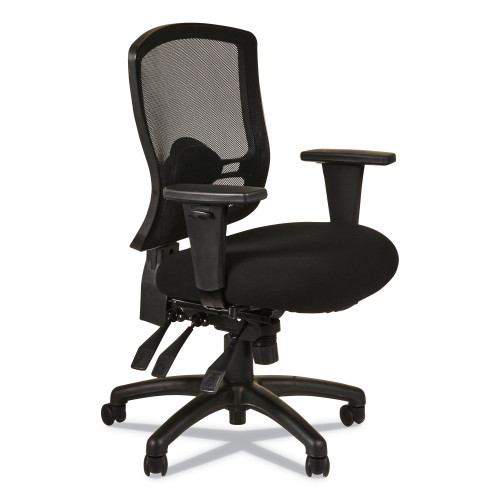 Alera Etros Series Mid-Back Multifunction with Seat Slide Chair， Supports Up to 275 lb， 17.83
