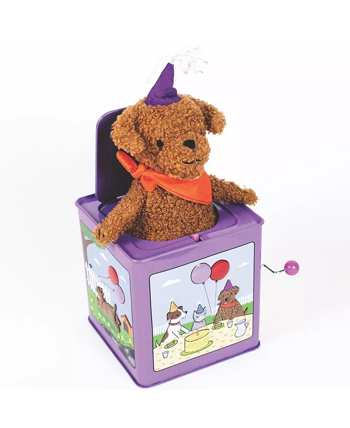 Jack Rabbit Creations Birthday Puppy Jack in the Box Toy - Mycitystee
