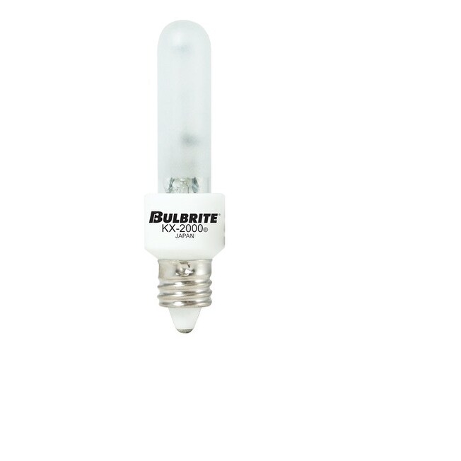 Bulbrite Pack of (2) Dimmable T3 Mini-Candelabra (E11) Krypton Bulb - Mycitystee
