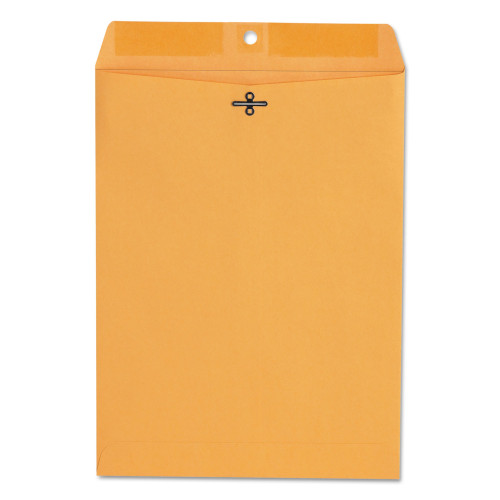 Universal Kraft Clasp Envelope， #90， Square Flap， Clasp/Gummed Closure， 9 x 12， Brown Kraft， 100/Box (35264) - Mycitystee