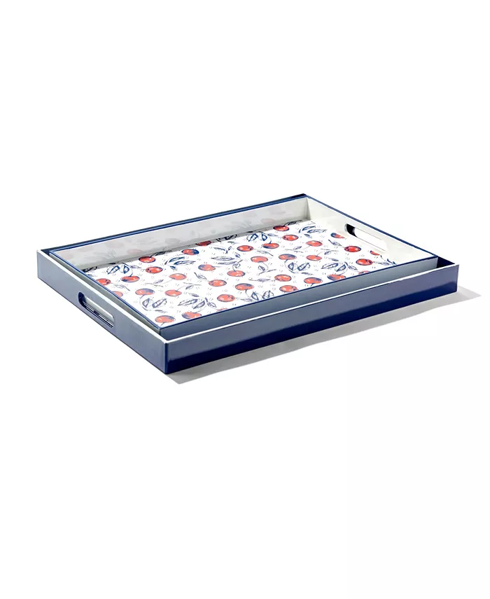 American Atelier Bing Cherries Trays Set， 2 Piece - Mycitystee