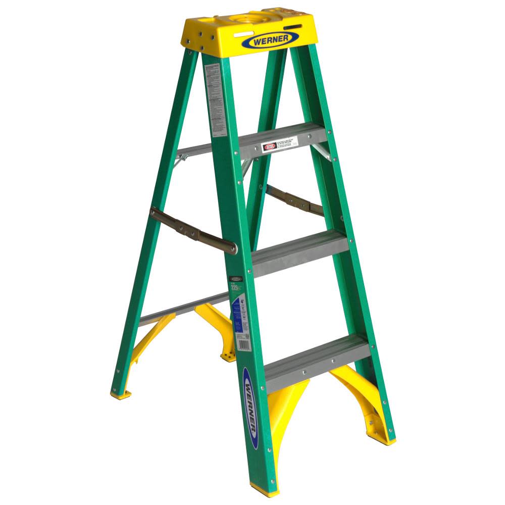 4 Ft. Type II Fiberglass Step Ladder - Mycitystee