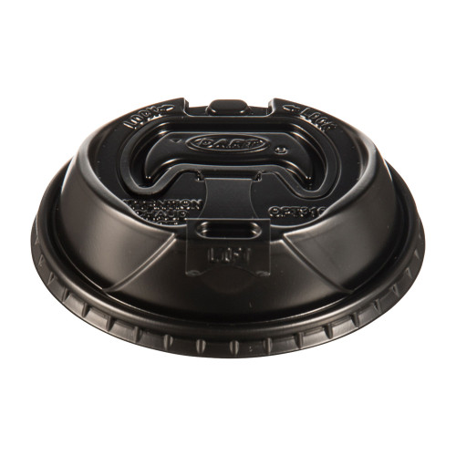Dart Optima Reclosable Lids for Hot Paper Cups， Fits 10 oz to 24 oz Cups， Black， 1，000/Carton (OPT316B) - Mycitystee