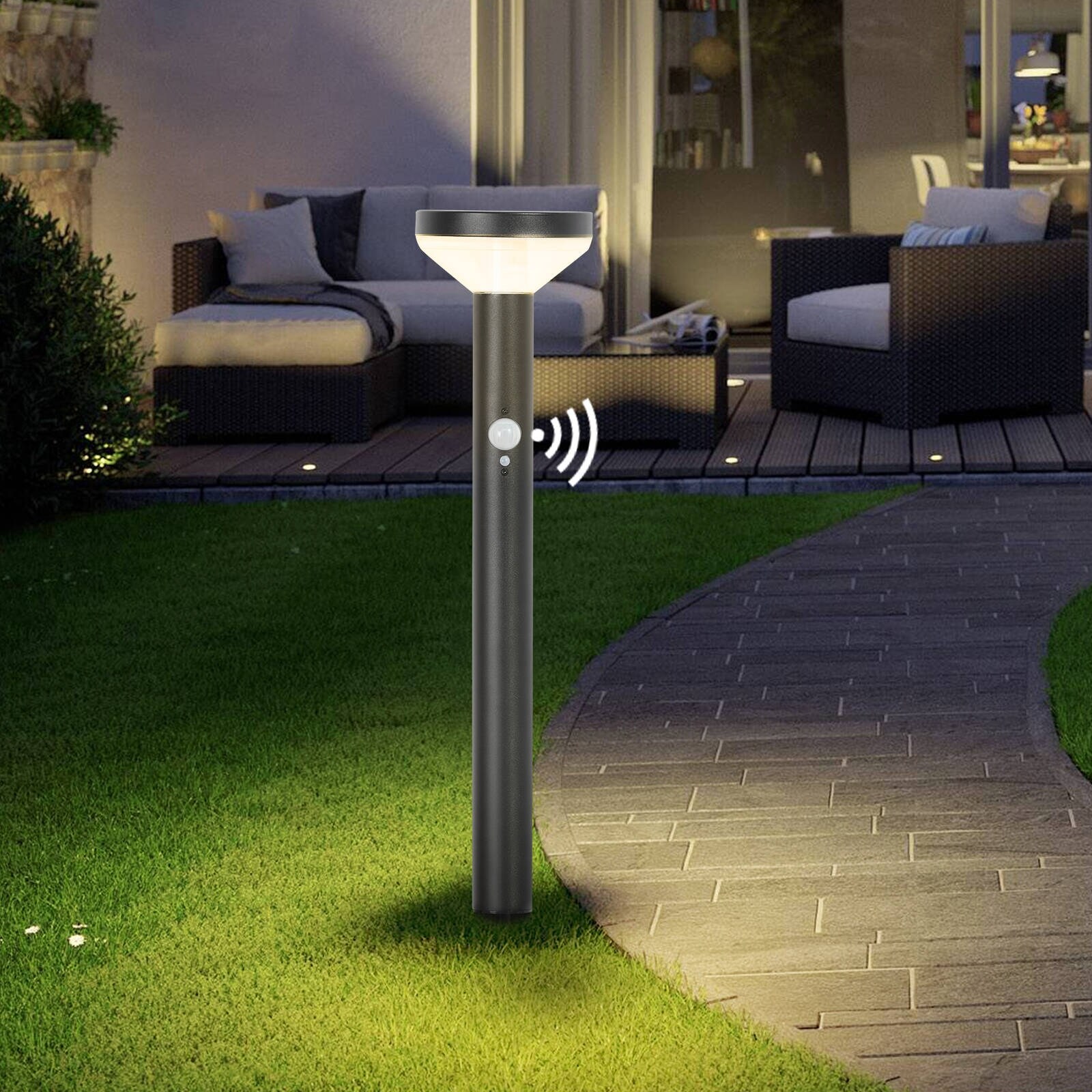 Inowel Solar Outdoor Light Pathway Dusk to Dawn Garden Lighting 1999 - Mycitystee
