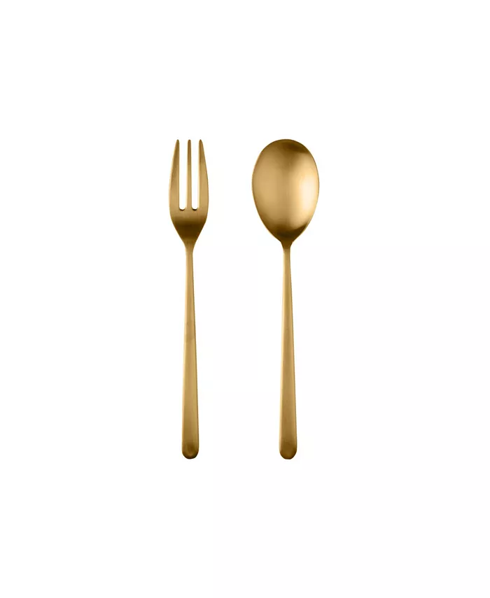 Mepra Linea Ice Oro Serving Set， 2 Piece - Mycitystee