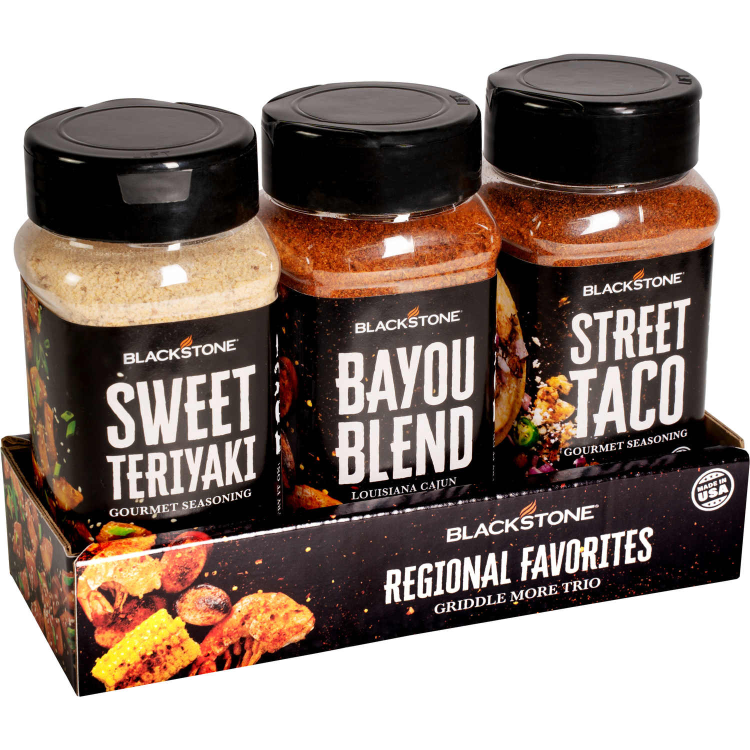 Blackstone Regional Favorites Trio Seasoning 8.7 oz - Mycitystee