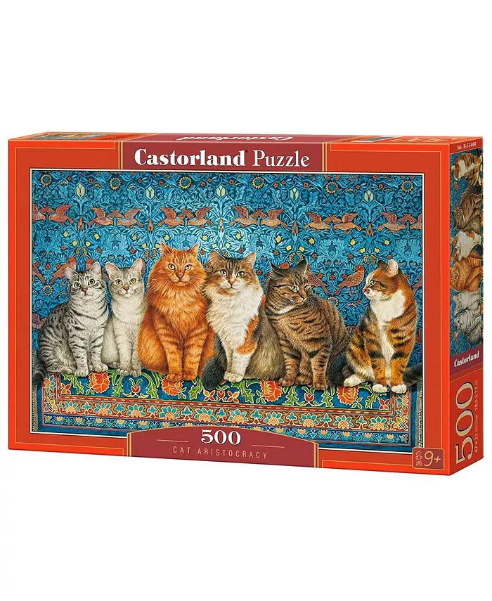 Castorland Cat Aristocracy Jigsaw Puzzle Set， 500 Piece - Mycitystee