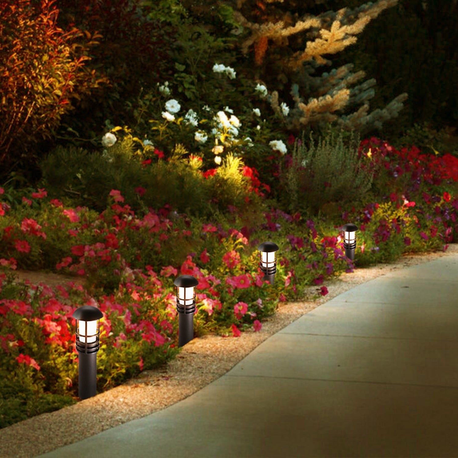 Ornate 3W 12V Low Voltage LED Landscape Light， ETL， 12 PACK - Mycitystee