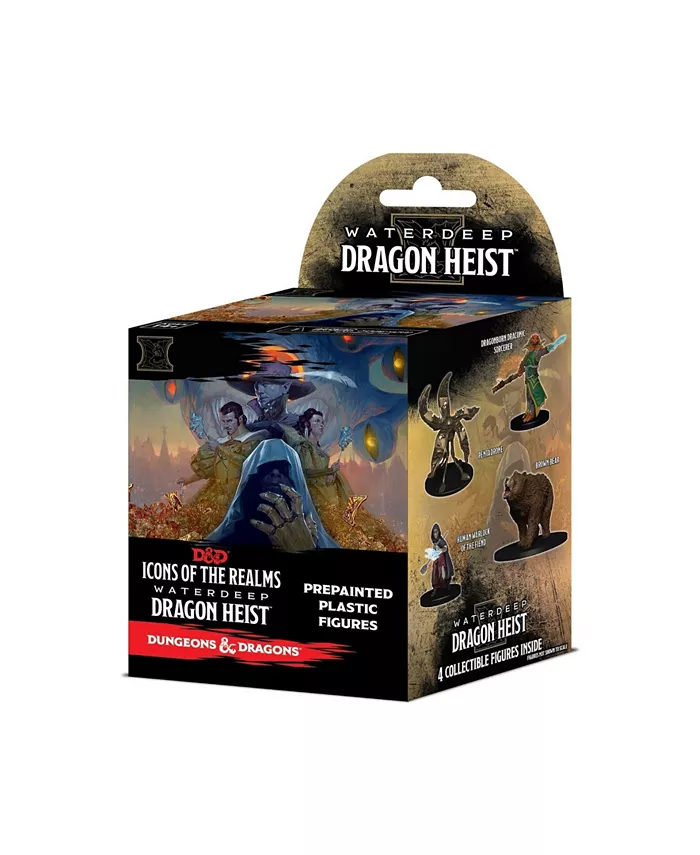 WizKids Games Wizkids Dungeons Dragons Icons of the Realms Waterdeep Dragon Quest Figures， 4 Pieces - Mycitystee