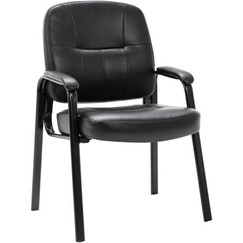 Lorell Chadwick Executive Leather Guest Chair (60122) - Mycitystee