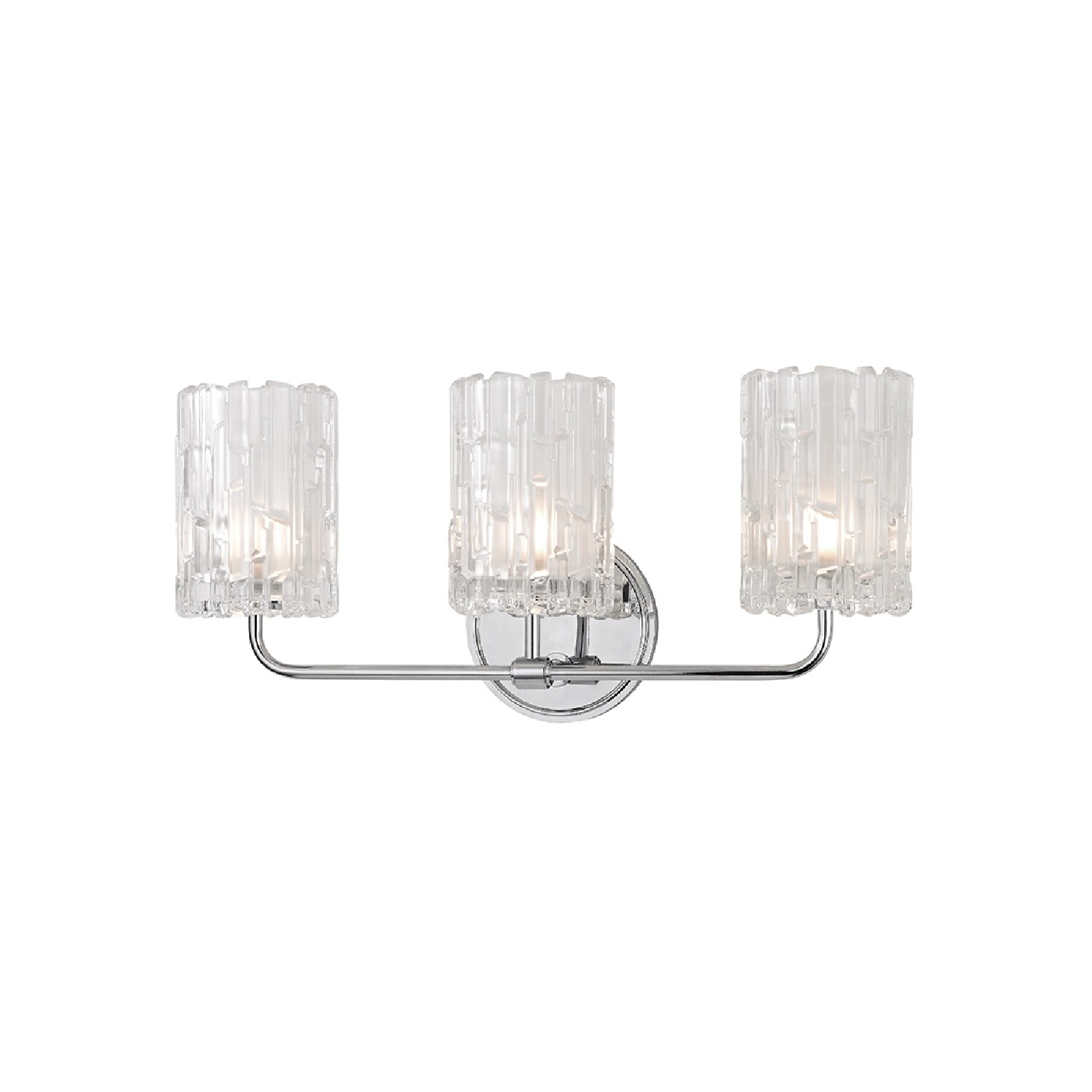 Dexter 3-light Chrome Vanity with Clear Shade - Mycitystee