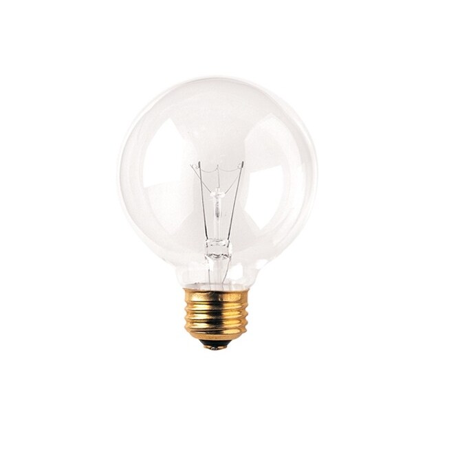 Bulbrite Pack of (24) 40 Watt Dimmable G25 Incandescent Light Bulbs with Medium (E26) Base， 2700K Warm White Light - Mycitystee