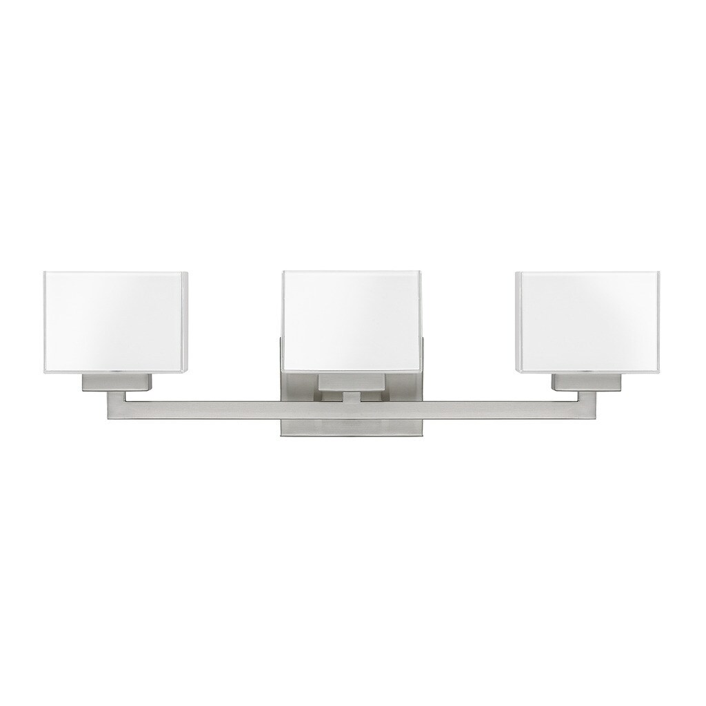 Donny Osmond Tahoe 3-light Brushed Nickel Bath/ Vanity Light - Brushed Nickel - Mycitystee