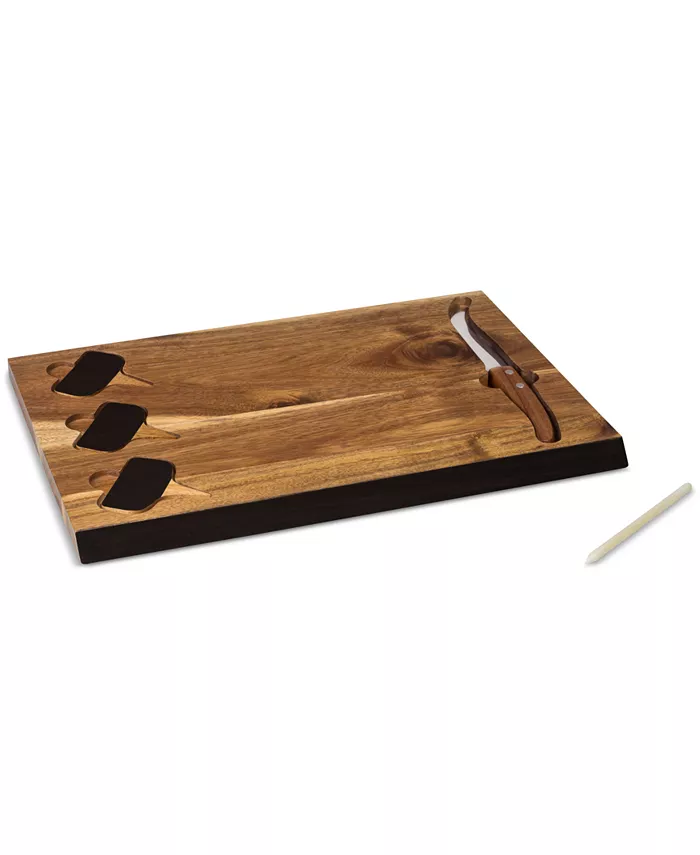 Picnic Time Toscanaandreg by Delio Acacia Wood Cheese Board Tools Set - Mycitystee