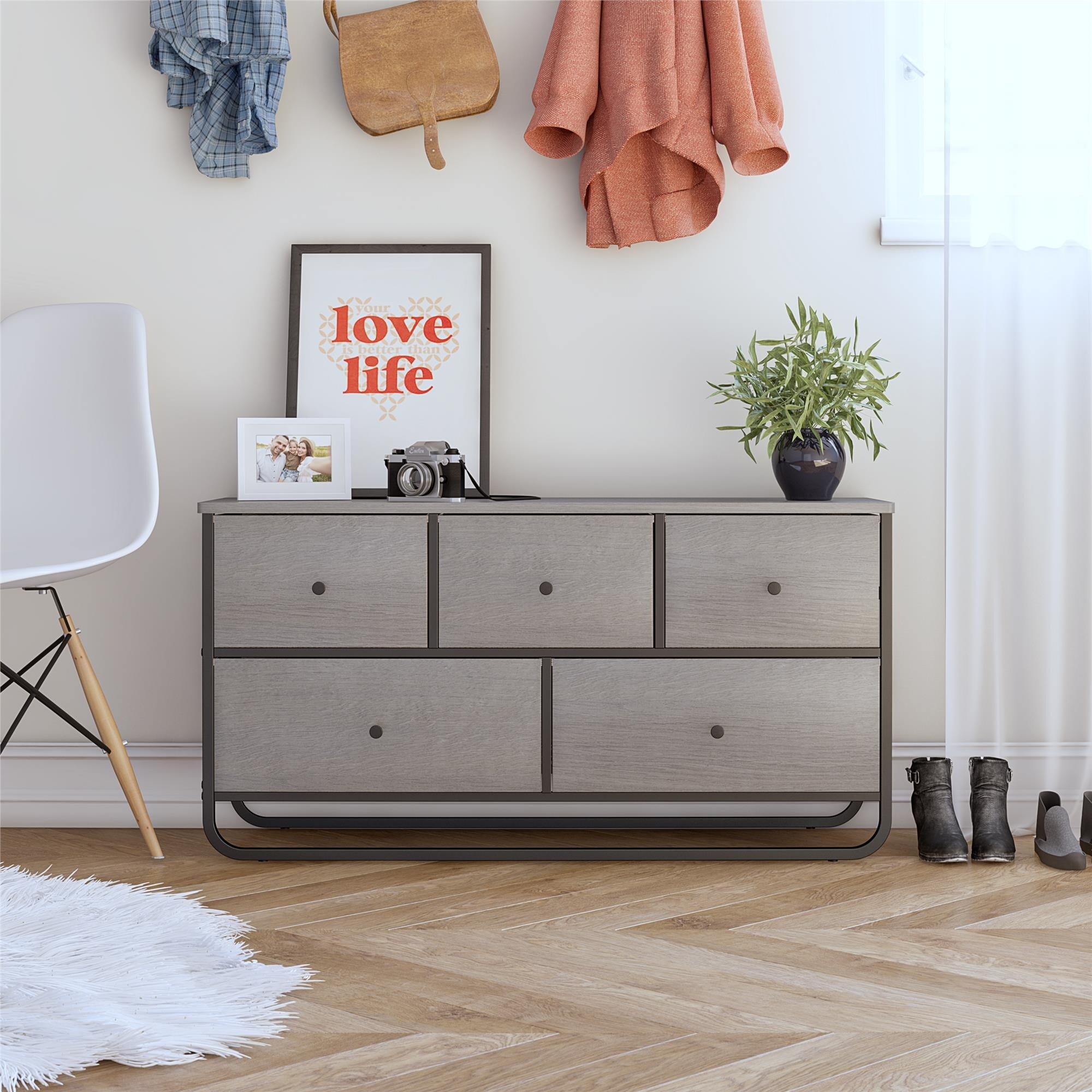 Avenue Greene Kiley 5 Fabric Bin Storage - - 34241909 - Mycitystee