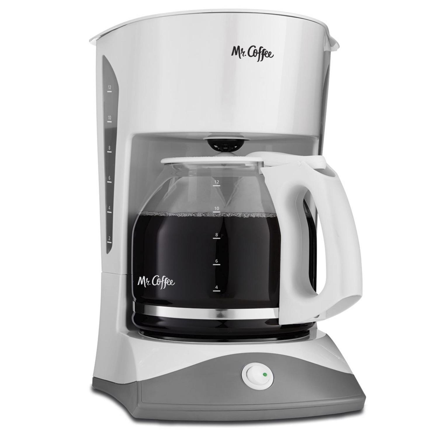 Mr. Coffee Simple Brew 12 cups White Coffee Maker - Mycitystee