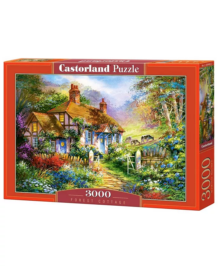 Castorland Forest Cottage Jigsaw Puzzle Set， 3000 Piece - Mycitystee