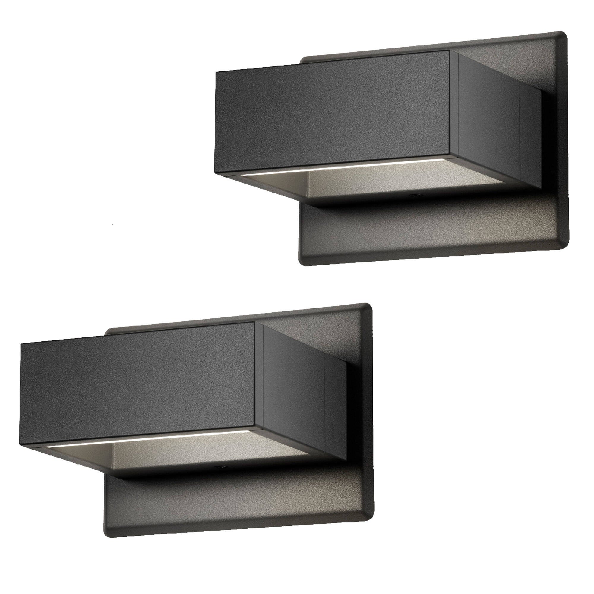 2 Pack Wall Light Outdoor LED Wall Wall Sconce Lighting Lantern Shopping - The Best Deals on Outdoor Wall Lanterns | 40867612 - Mycitystee