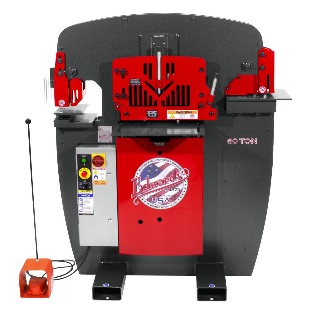 60 Ton Ironworker 1 Phase, 230v with PowerLink System Installed - Mycitystee