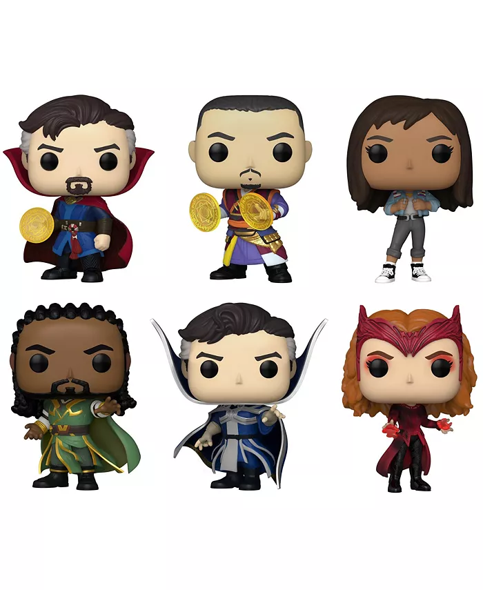 Funko Pop Marvel Doctor Strange in The Multiverse of Madness Collectors 6 Figure Set - Mycitystee