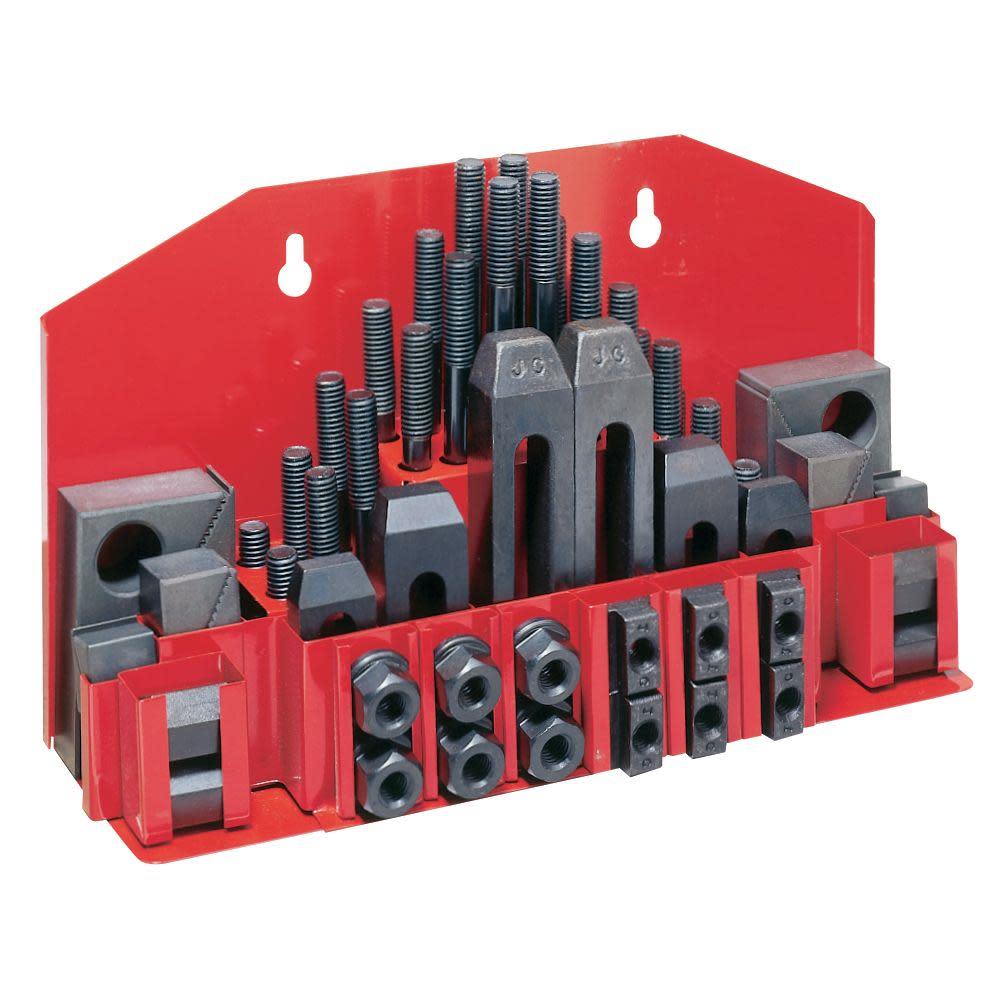 JET 58pc Clamping Kit for 5/8 In. T-Slot with Plastic Tray 660012 from JET - Mycitystee