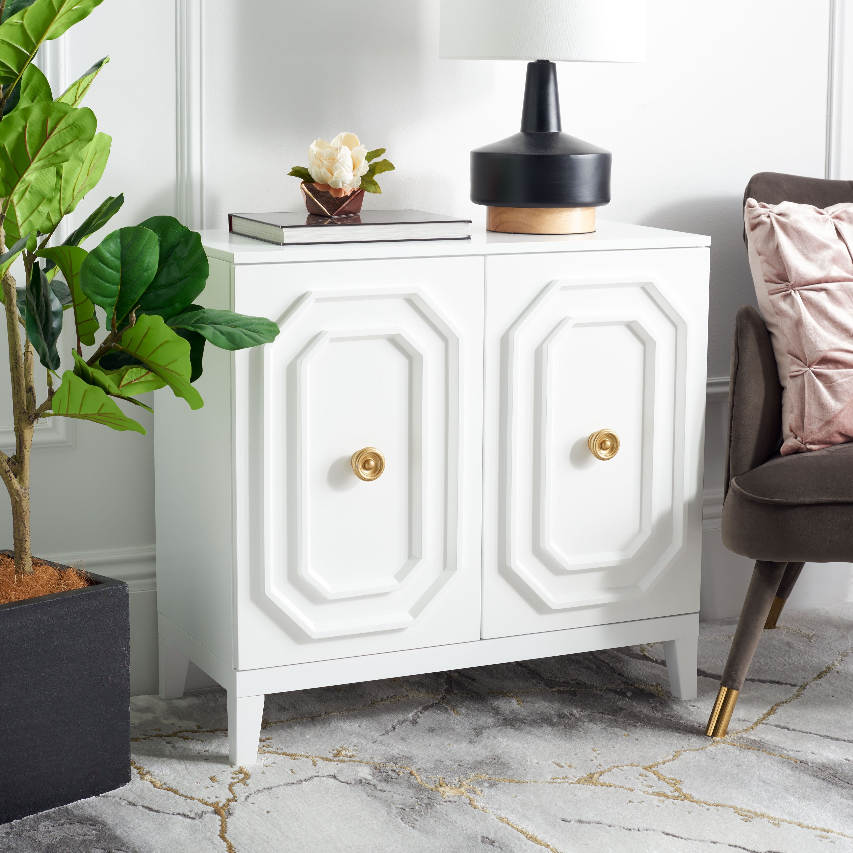 SAFAVIEH Riya 2 Door Cabinet - - 36984037 - Mycitystee