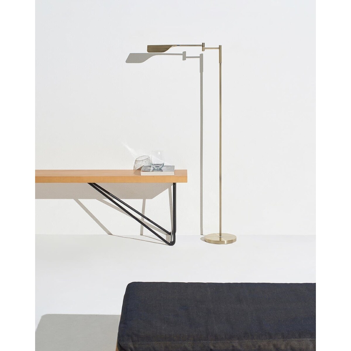 Brightech Leaf LED Floor Lamp - Brass - Mycitystee