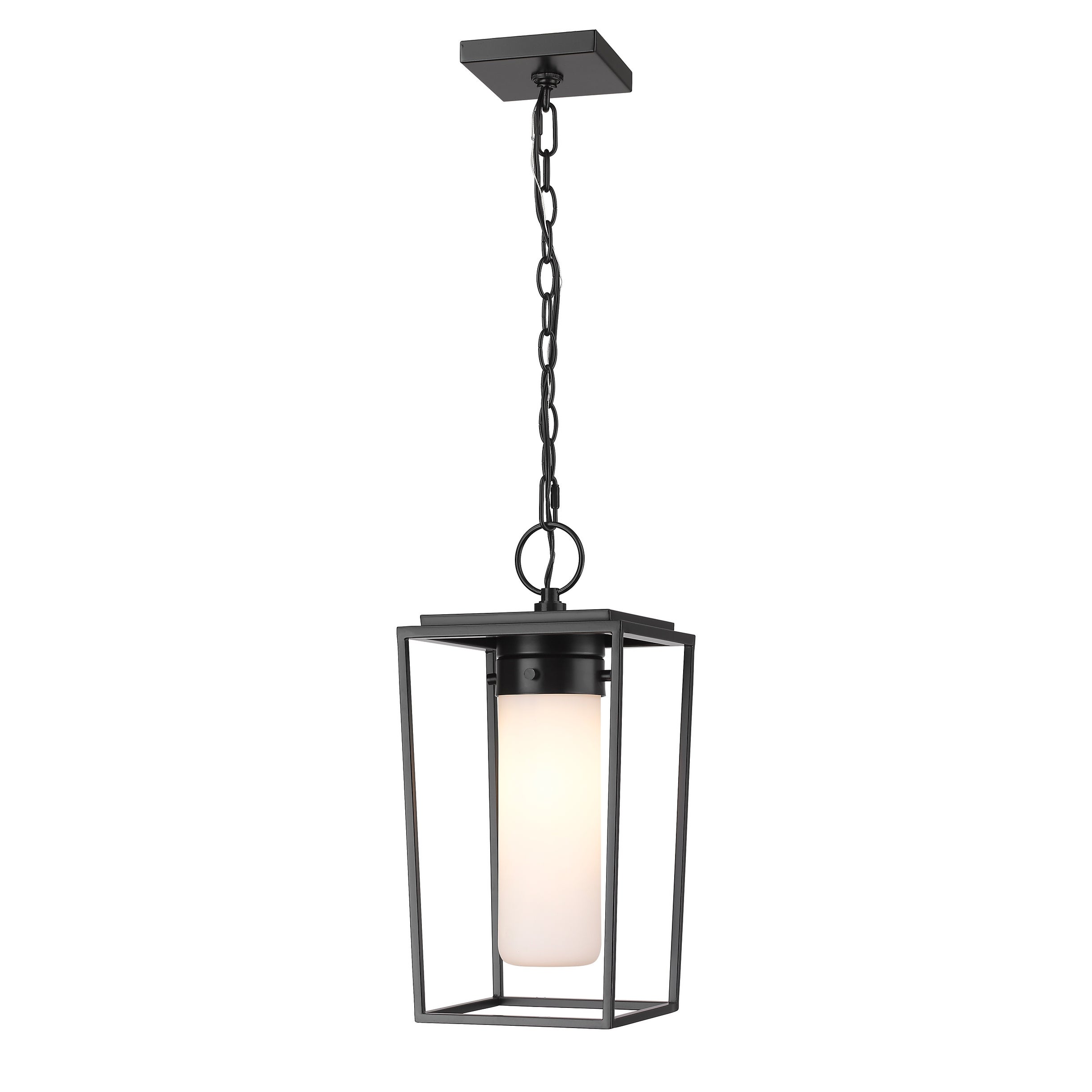 Sheridan 1 Light Outdoor Chain Mount Ceiling Fixture - Black - Mycitystee