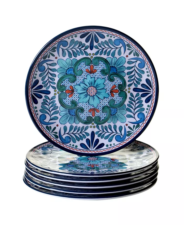 Certified International Talavera 6-Pc. Melamine Salad Plate - Mycitystee