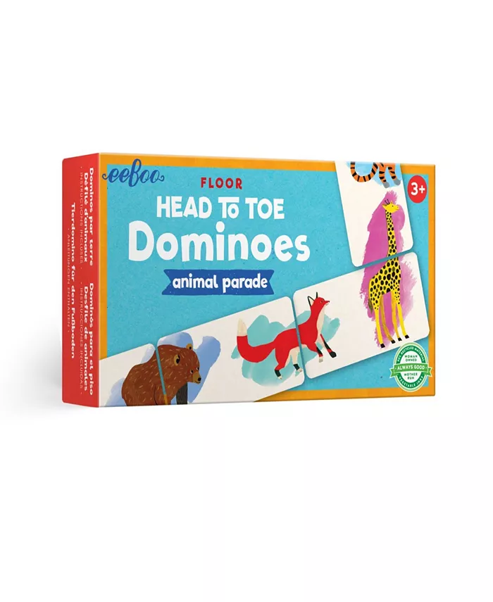 Eeboo Animal Parade Head to Toe Dominoes - Mycitystee