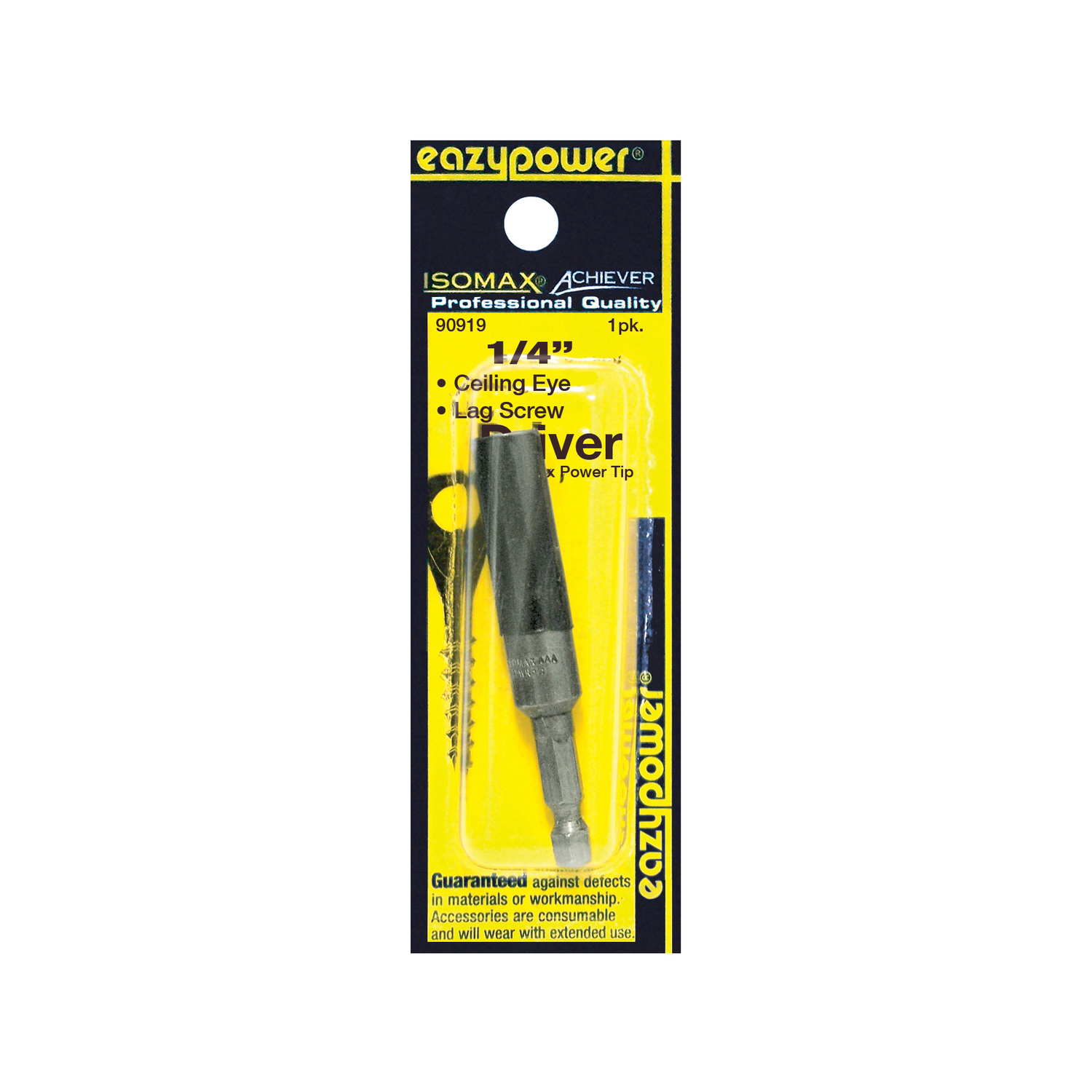 Eazypower Isomax 2-7/8 in. L Eye Lag Driver Steel 1 pc - Mycitystee
