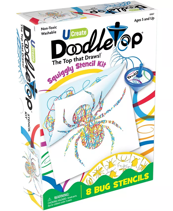 U-Create Doodletop Stencil Kit - Bugs - Mycitystee