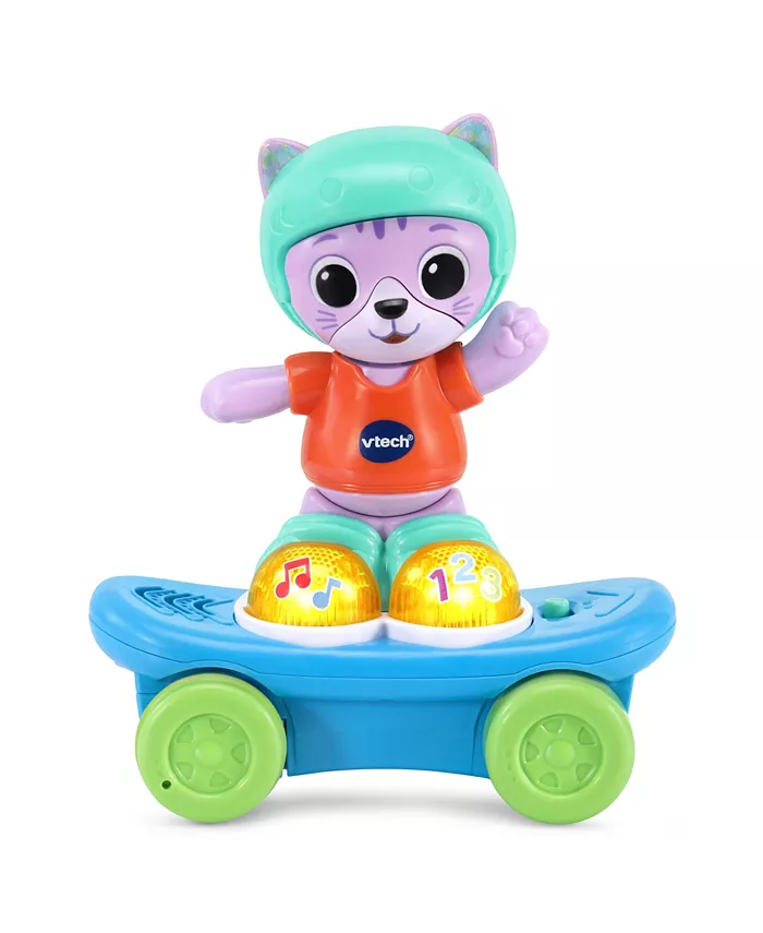VTech Pull Back Skater Cat - Mycitystee