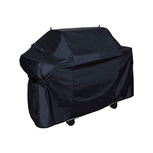Onward 17553 Grill Cover， 29 in W， 42 in H， Polyester/PVC， Black - Mycitystee