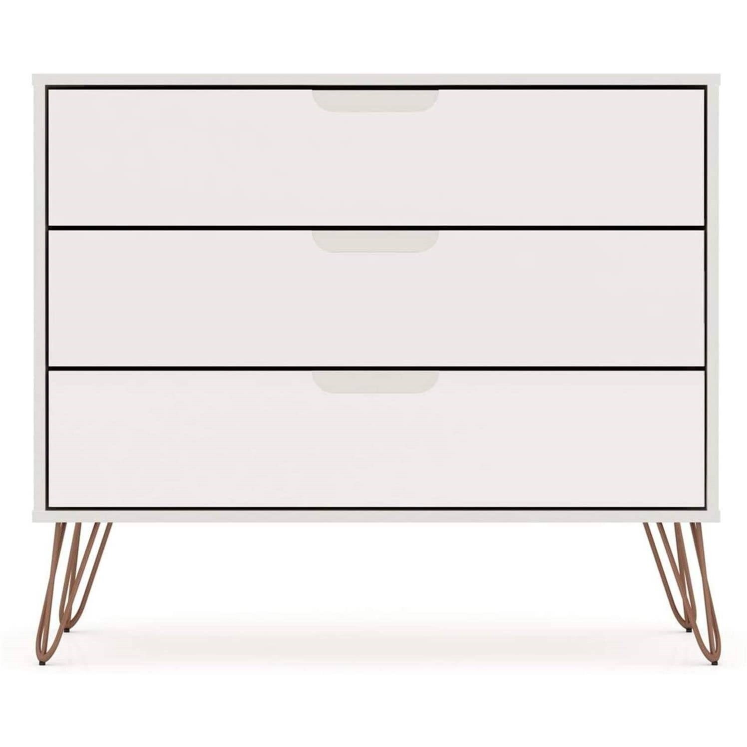 Modern Scandinavian Style Bedroom 3-Drawer Dresser - - 36214971 - Mycitystee