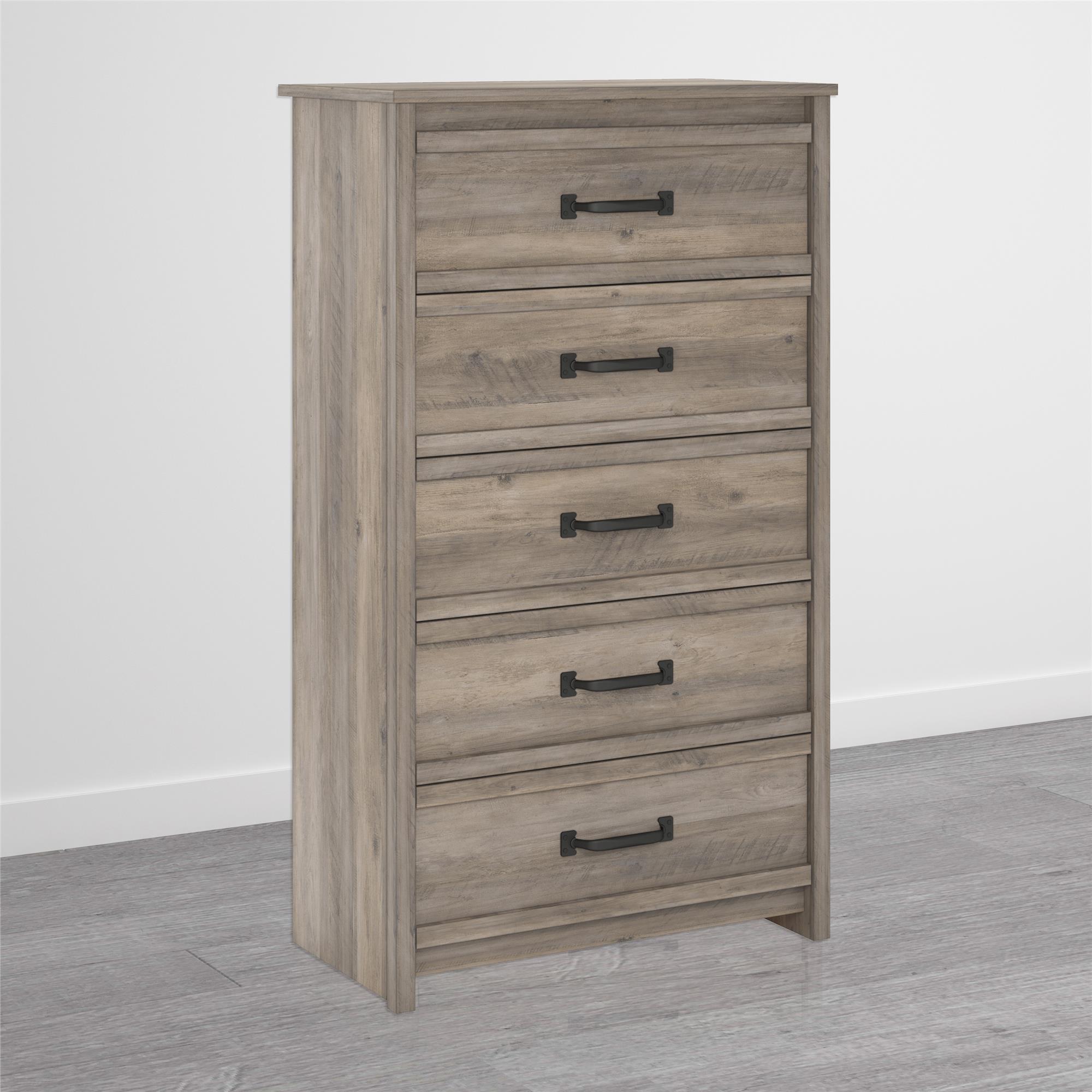 Strick and Bolton Millicent Grey Oak 5-drawer Dresser - - 21906914 - Mycitystee